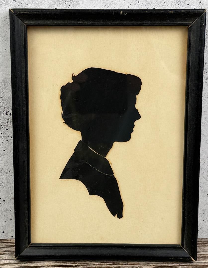 Framed Shadow Silhouette Portrait (1 of 3)