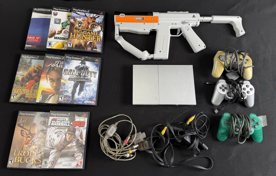 Sony Playstation 2 PS2 Slim Video Game Bundle (1 of 6)