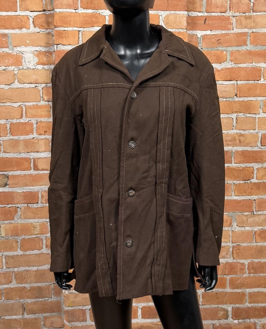 Vintage The Knack 1970s Mens Wool Jacket: Size 38.
