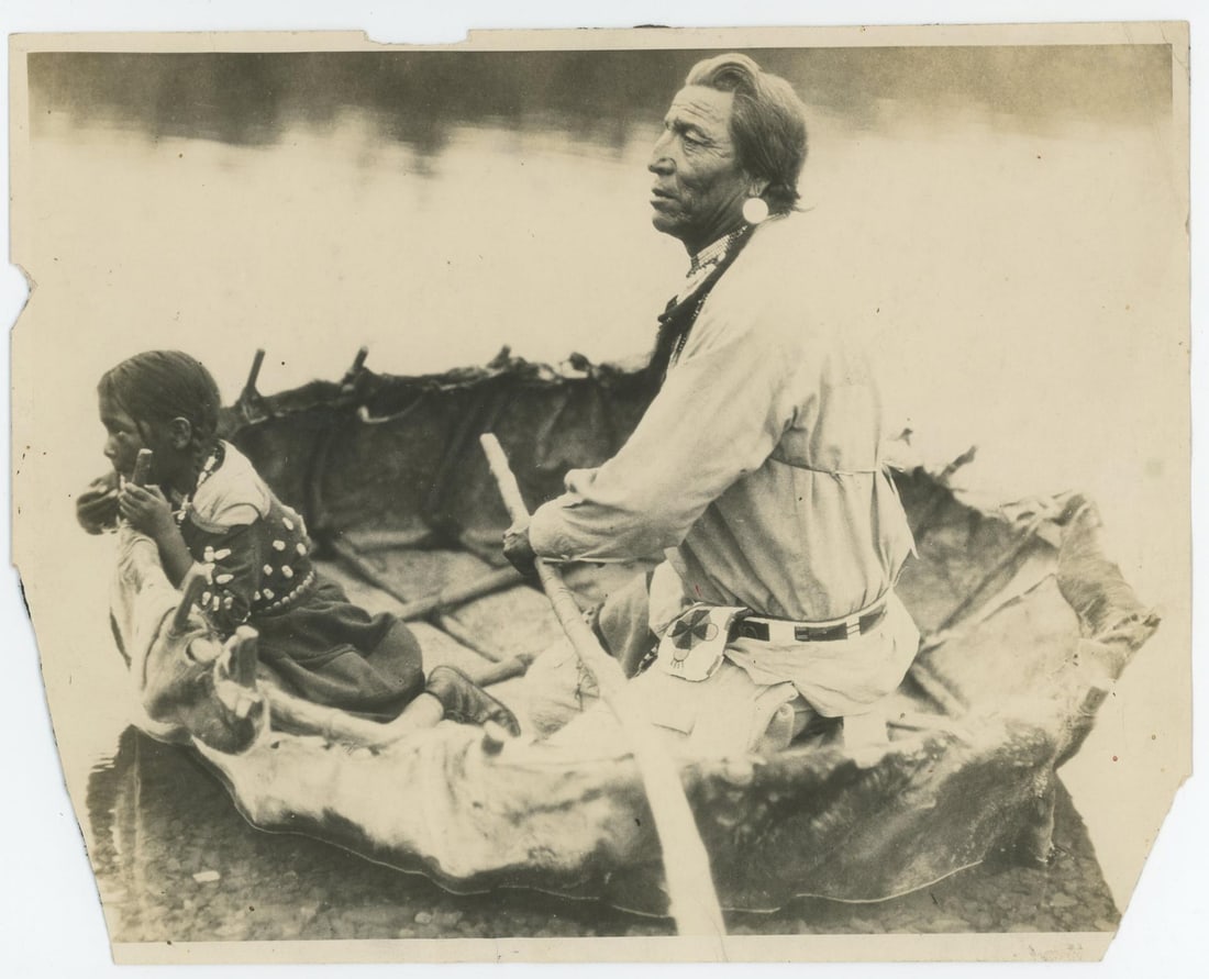 T.J. Hileman Blackfoot Indian Buffalo Boat Montana (1 of 3)