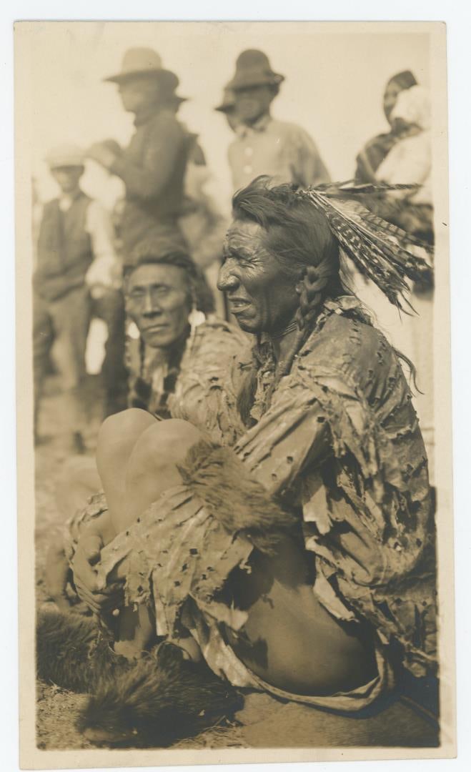 Albert Butterfly Blackfoot Indian Montana Photo: 5 3/4" by 9 1/2".