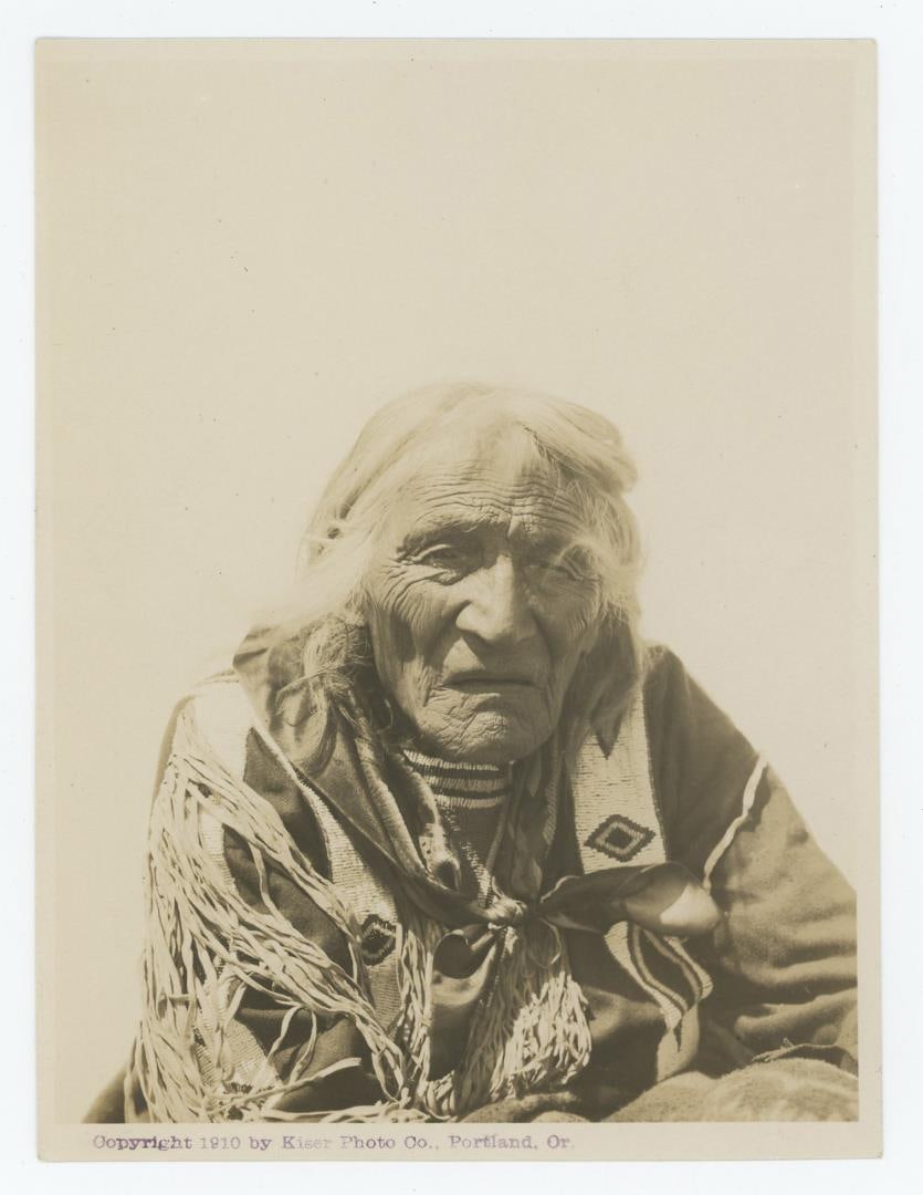 Kiser Blackfoot Indian Glacier Park Montana Photo: 4 3/4" by 6 1/4"