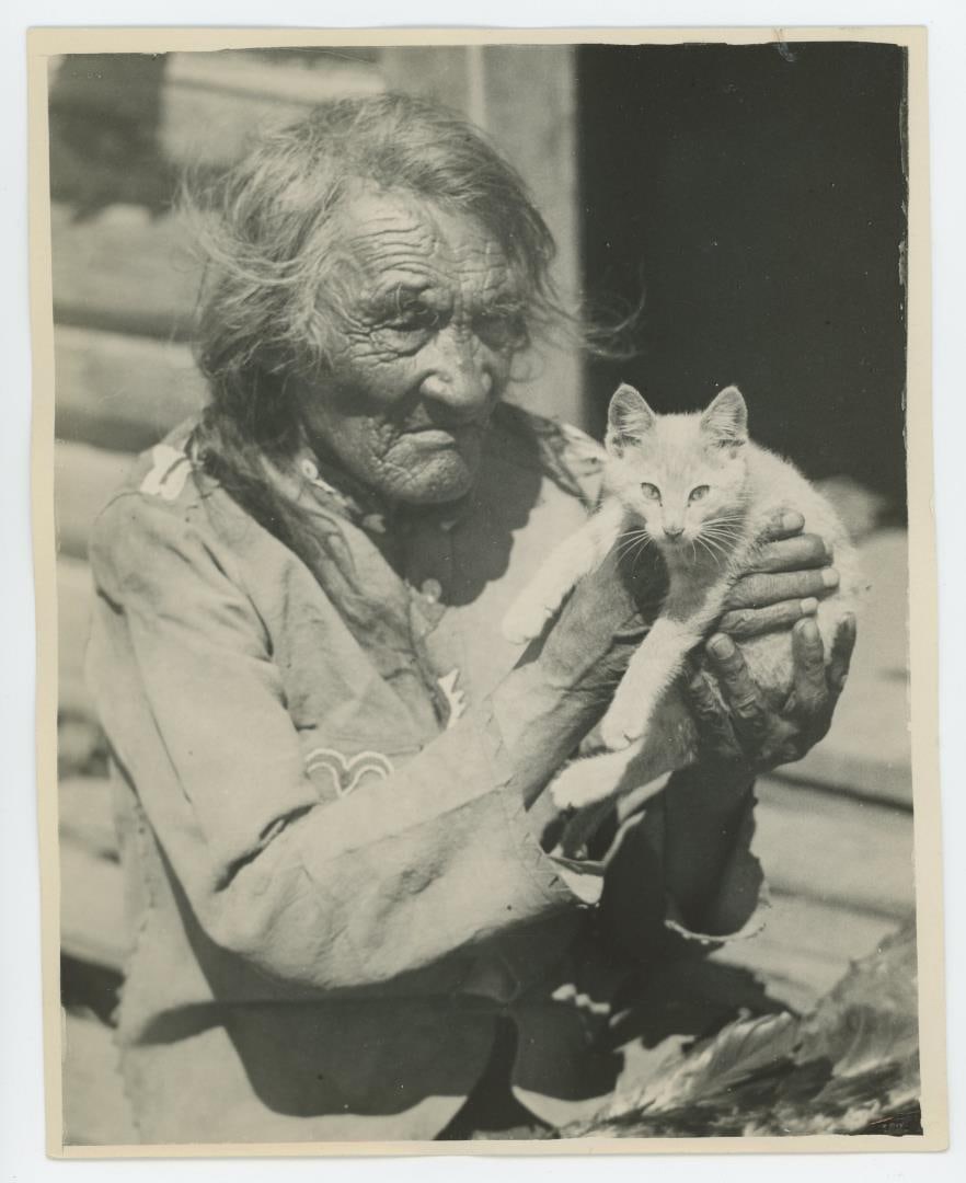 Many Tail Feathers Montana Indian Photo (1 of 3)
