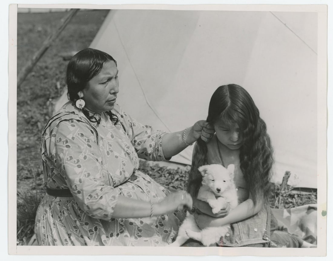Emma Last Star Montana Blackfoot Indian Photo (1 of 3)