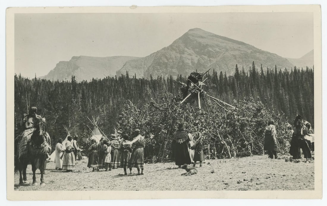 Glacier Park Blackfoot Indian Montana Photo: 6" by 10"