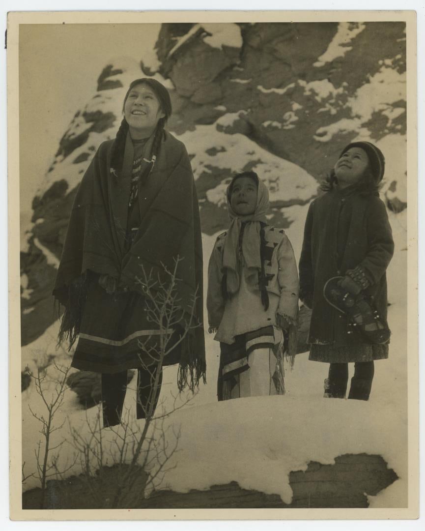 Glacier Park Blackfoot Indians Montana Photo: 8" by 10".