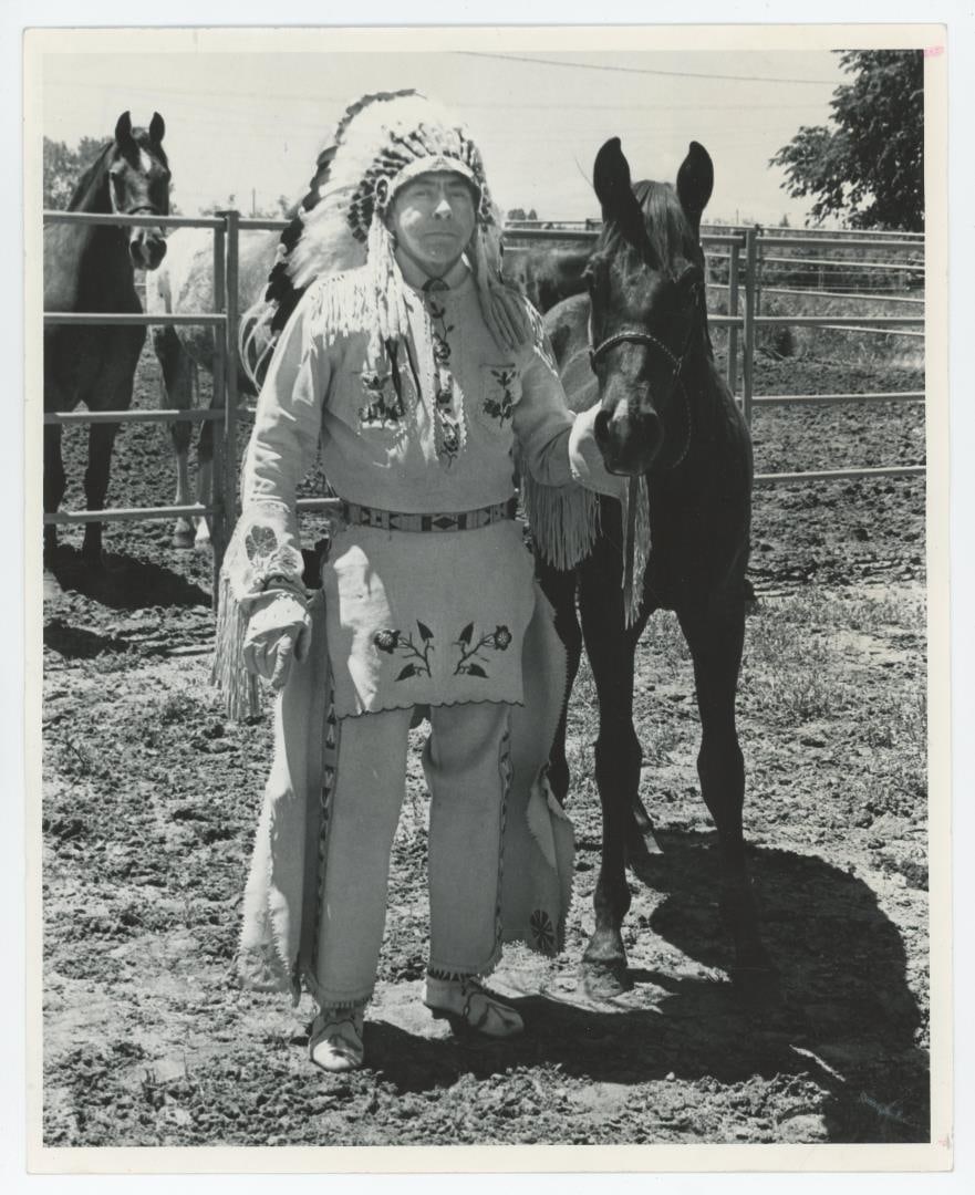 Earl Old Person Montana Blackfoot Indian Photo: 8" by 10".