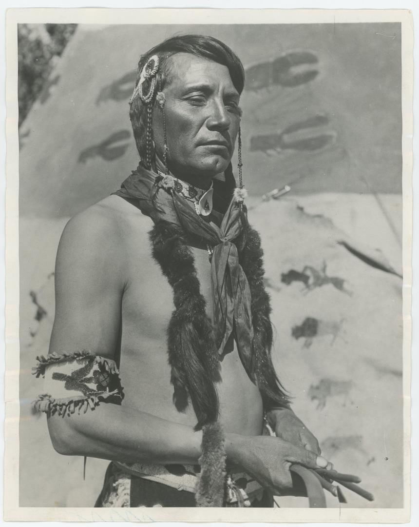 Yellow Head Montana Blackfoot Indian Photo (1 of 3)