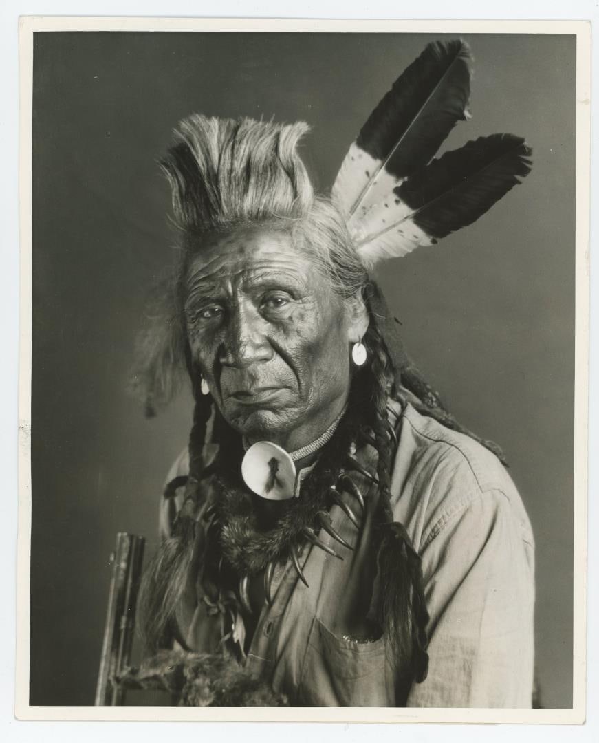 Weasel Tail Montana Blackfoot Indian Photo: 8" by 10"