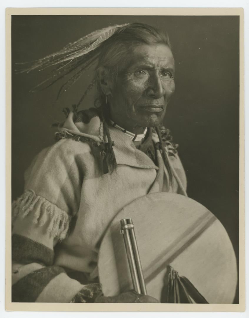 Striped Wolf Montana Blackfoot Indian Photo (1 of 3)