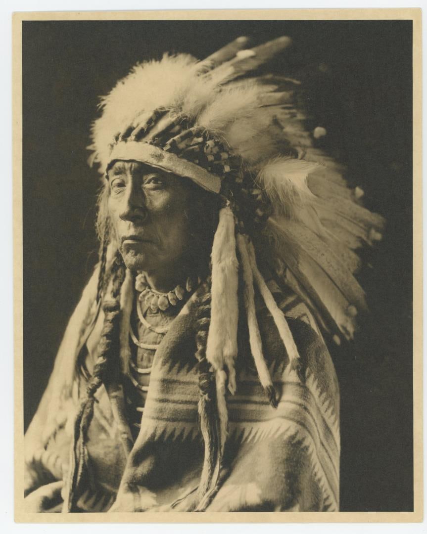 Eagle Calf Montana Blackfoot Indian Photo: Photographer is TJ Hileman. 8" by 10"