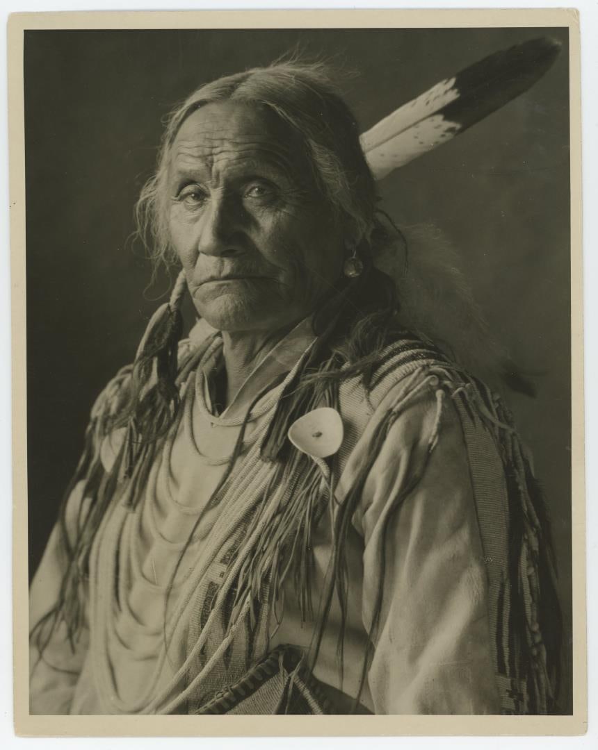 Eagle Speaker Montana Blackfoot Indian Photo: Photographer is TJ Hileman. 8" by 10"