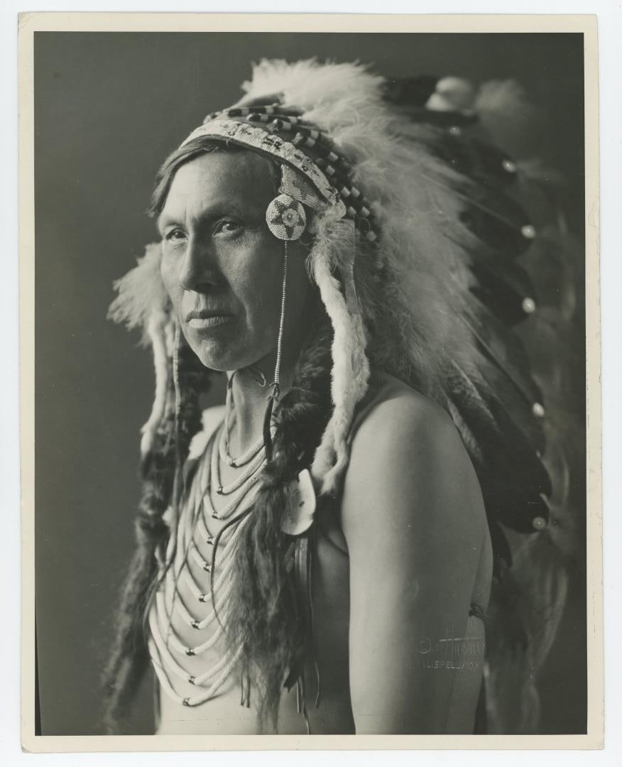 Big Top Montana Blackfoot Indian Photo: Photographer is TJ Hileman. 8" by 10"