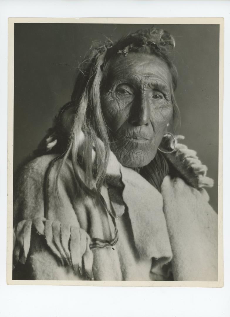 1Many Mules Montana Blackfoot Indian Photo: Photographer is TJ Hileman. 8" by 10"