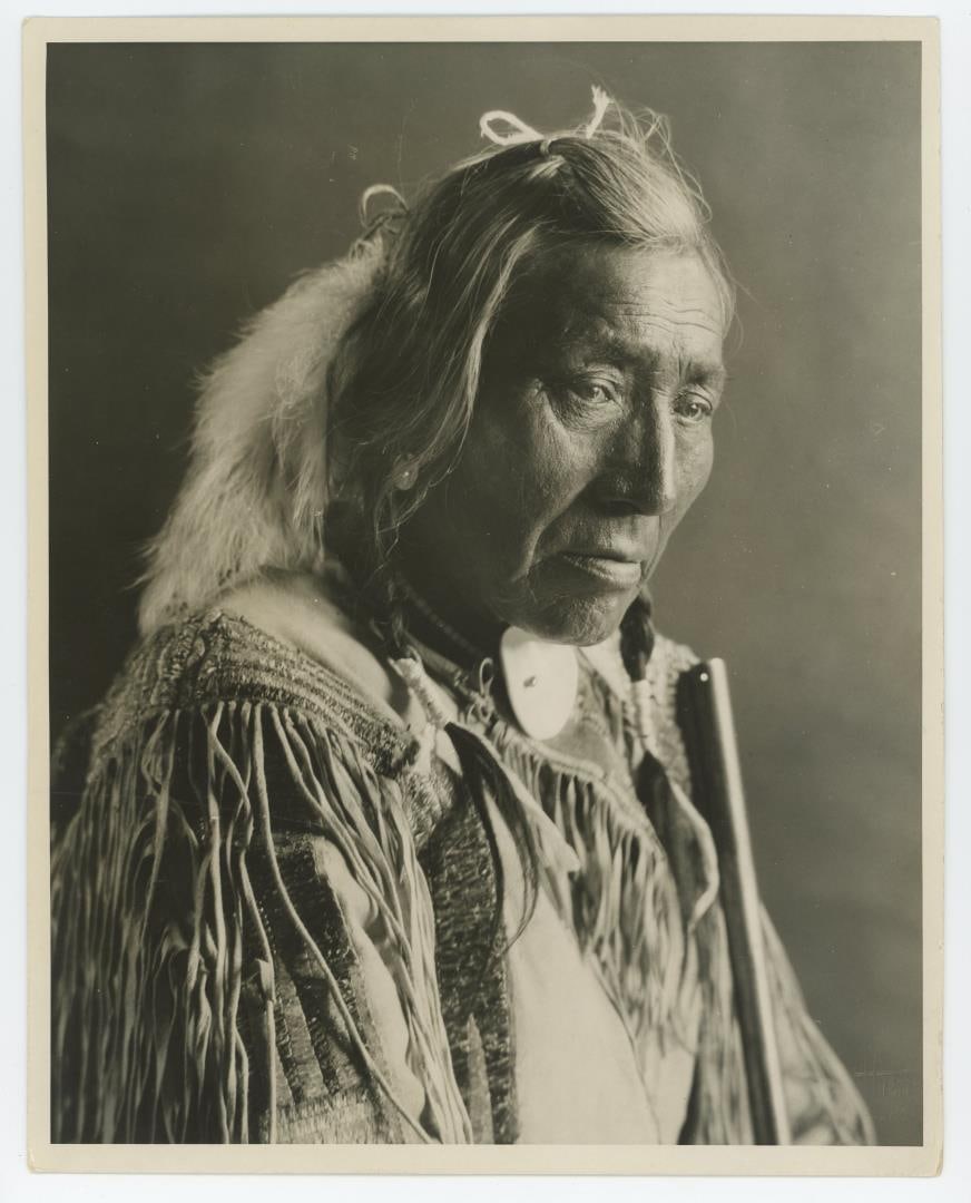 White Man Running Montana Blackfoot Indian Photo (1 of 3)