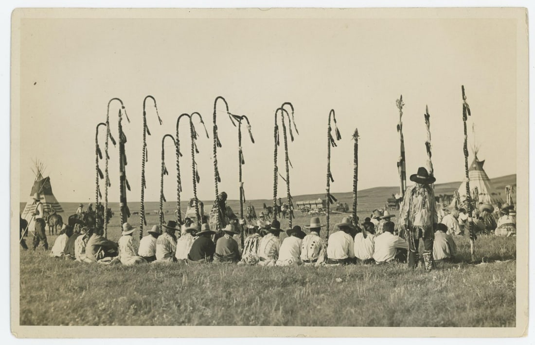 Horn Society Montana Blackfoot Indian Photo (1 of 3)