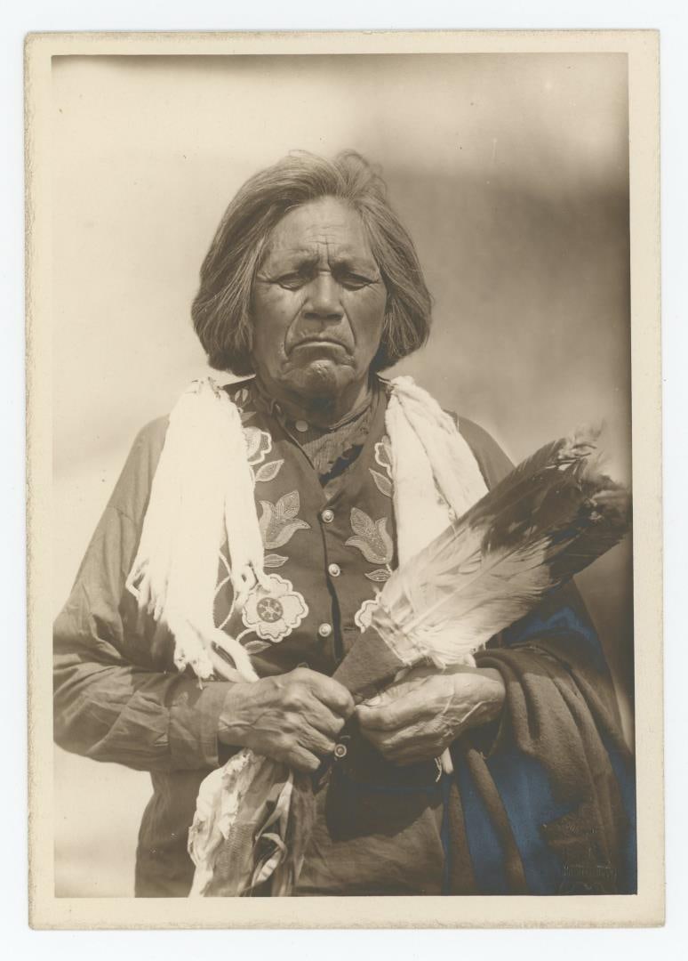 Edward Boos Camas Prairie Montana Indian Photo: 5" by 7"