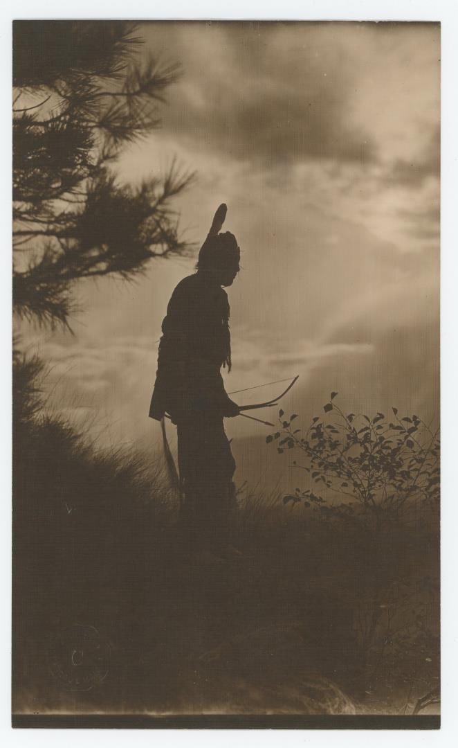 Sam Resurrection Mckay Montana Indian Photo: 6" by 10" Rollin H. McKay was a Missoula, Montana, photographer during the first half of the twentieth century. His extensive collection of images documents western Montana at this time, especially Mi