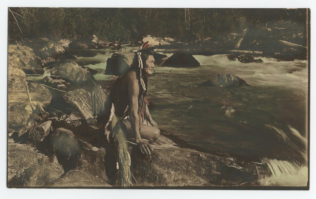 Sam Resurrection Mckay Montana Indian Photo: 6" by 10" Rollin H. McKay was a Missoula, Montana, photographer during the first half of the twentieth century. His extensive collection of images documents western Montana at this time, especially Mi