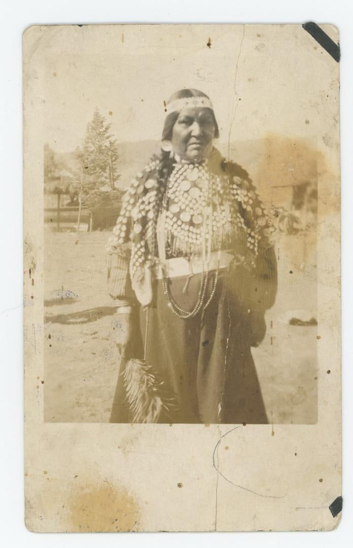 Susette Camille St Ignatius Montana RPPC Postcard: Scarce Image.