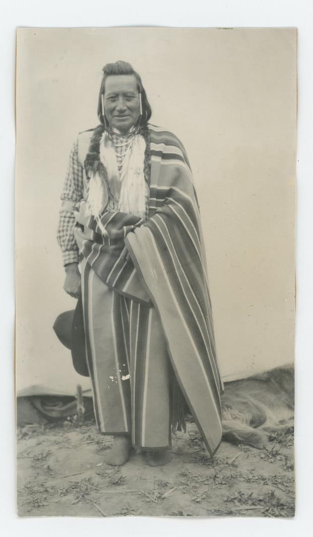 Pascal Hammer Montana Flathead Indian Photo: 3 1/4" by 5 1/2"