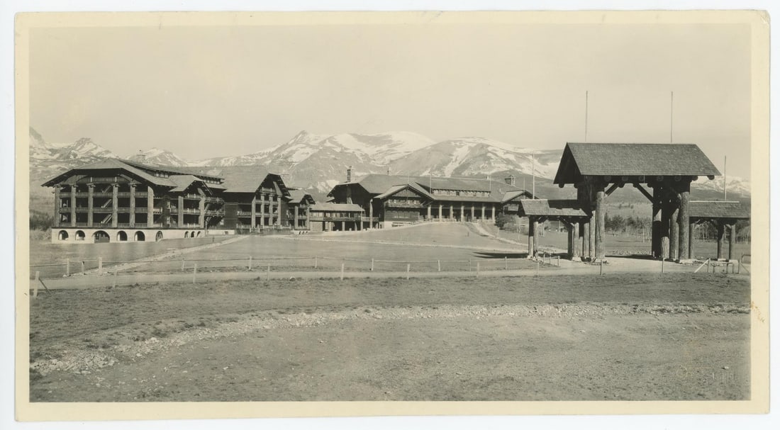 Glacier Park Hotel Montana Photo: Photographer is TJ Hileman. 6" by 11"