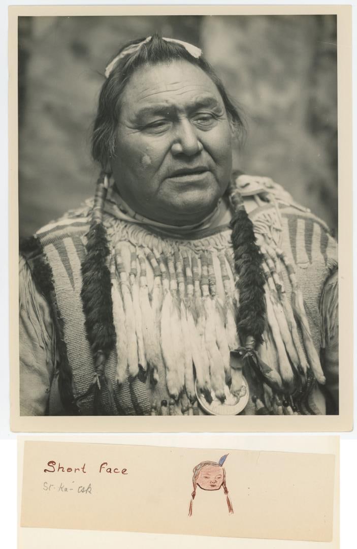 Titter Short Face Blackfoot Indian Montana Photo (1 of 4)
