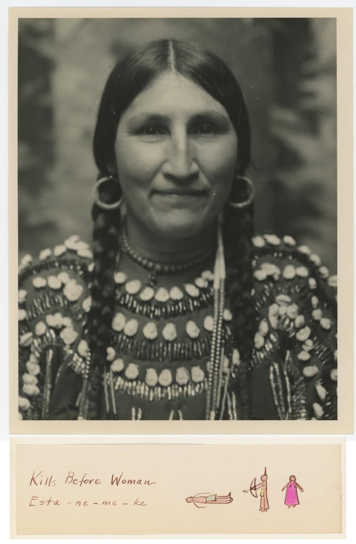 Kills Before Woman Blackfoot Indian Montana Photo (1 of 4)