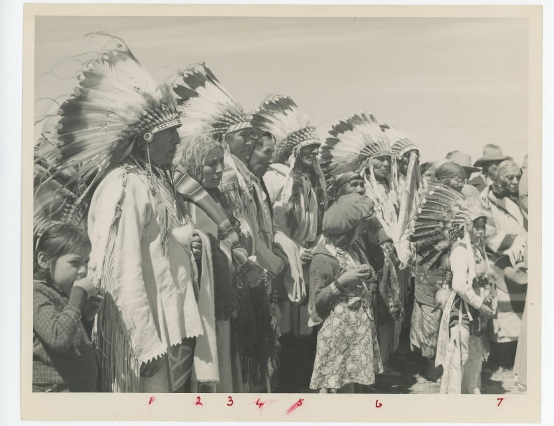 Herber Titter Montana Indian Chiefs Photo (1 of 3)