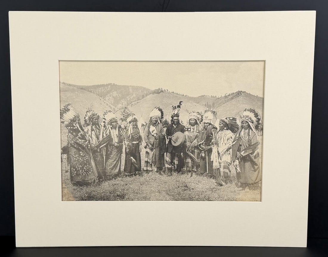 Montana Blackfoot Indian Chiefs Photo: 15" by 19" in matte.
