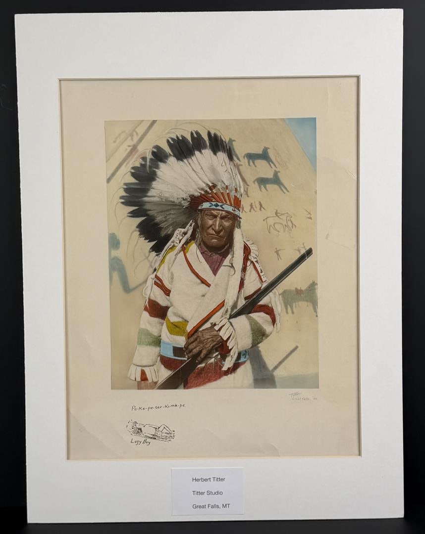 Titter Lazy Boy Blackfoot Indian Montana Photo (1 of 5)
