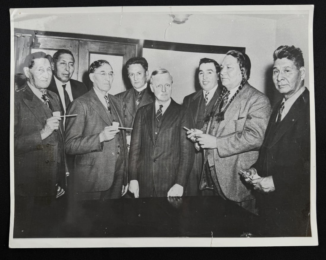 William Zimmerman Indian Affairs Montana Photo: Subjects identified as shown. 11" by 14"