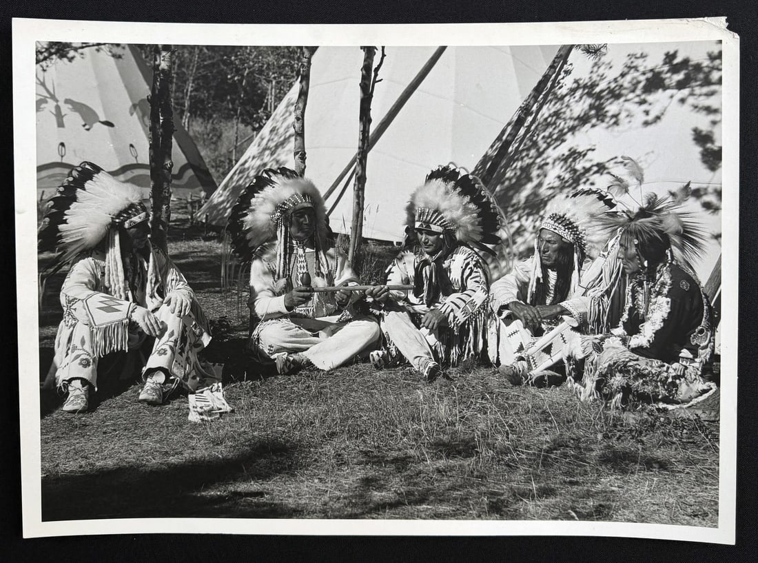 Andrew Kelly Montana Blackfoot Indian Photo: Taken in Glacier National Park. 11 1/2" by 15 1/2"