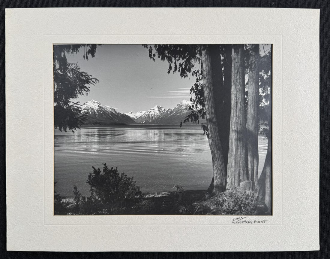 Marion Lacy Glacier National Park Montana Photo: 10 1/4" by 13 1/4".