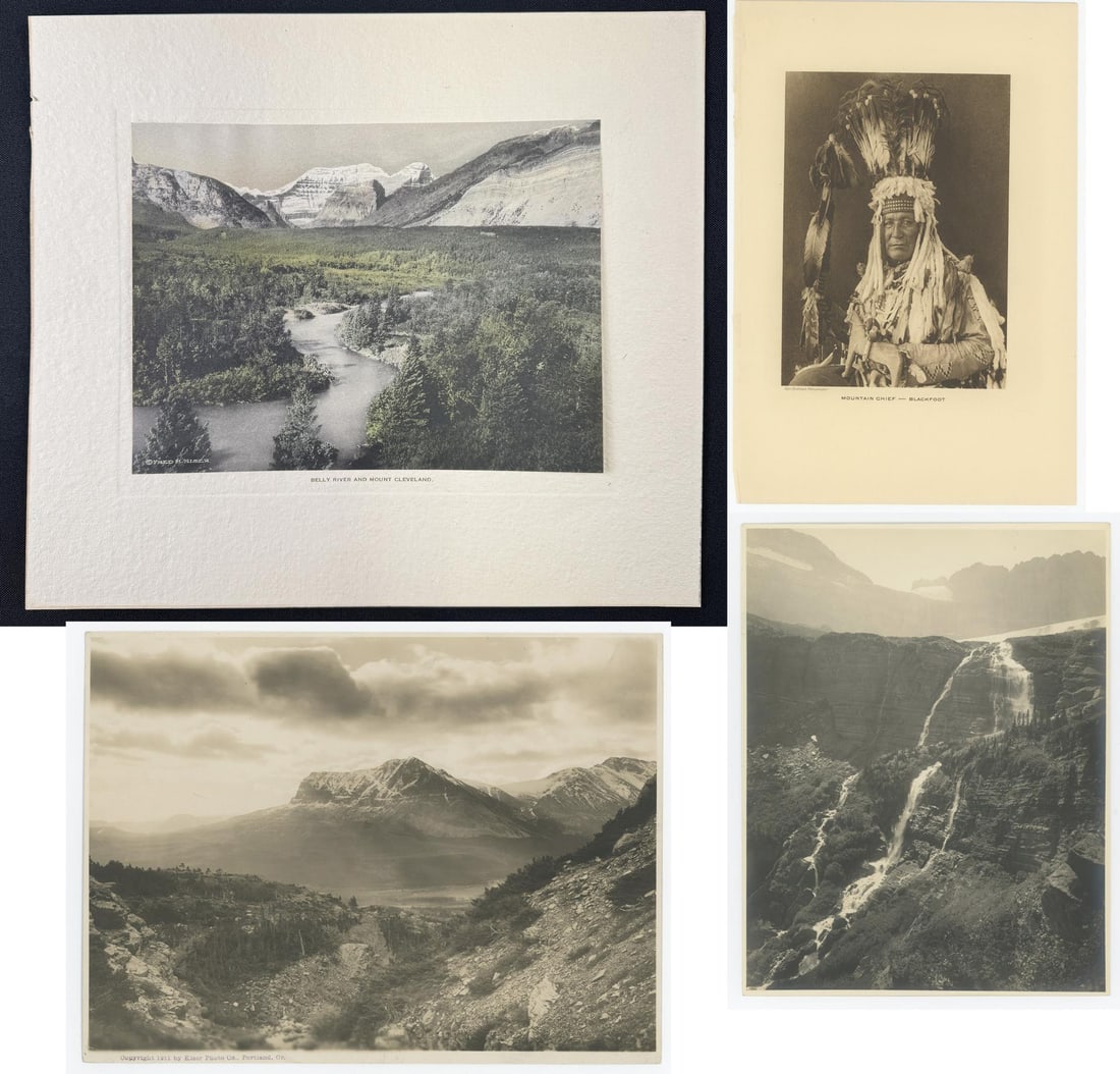 Kiser Glacier National Park Montana Photos: Includes one Photogravure. Largest is 9 7/8" by 11 1/4"
