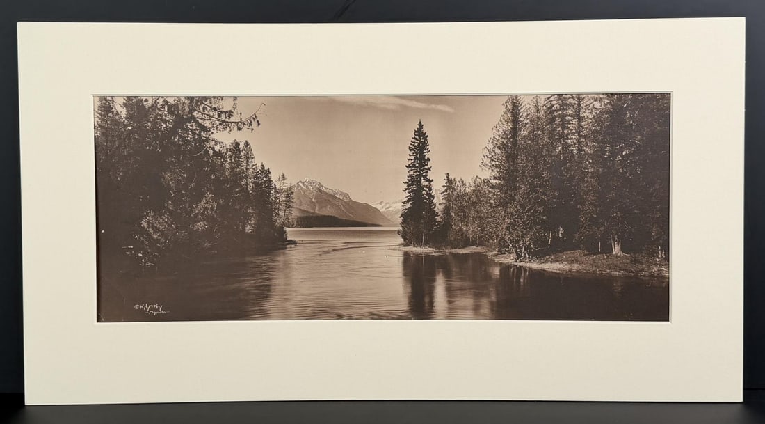 Lake McDermott Glacier Park Montana Photo: Photographer is RH McKay of Missoula. 12 3/4" by 24" on matte.