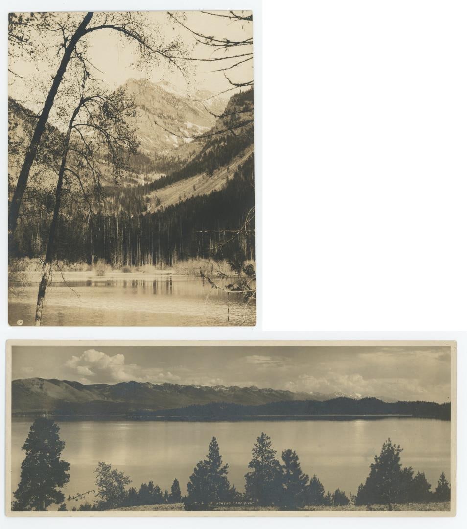 Herman Schnitzmeyer Montana Photos: Largest is 3 3/4" by 9 1/2".