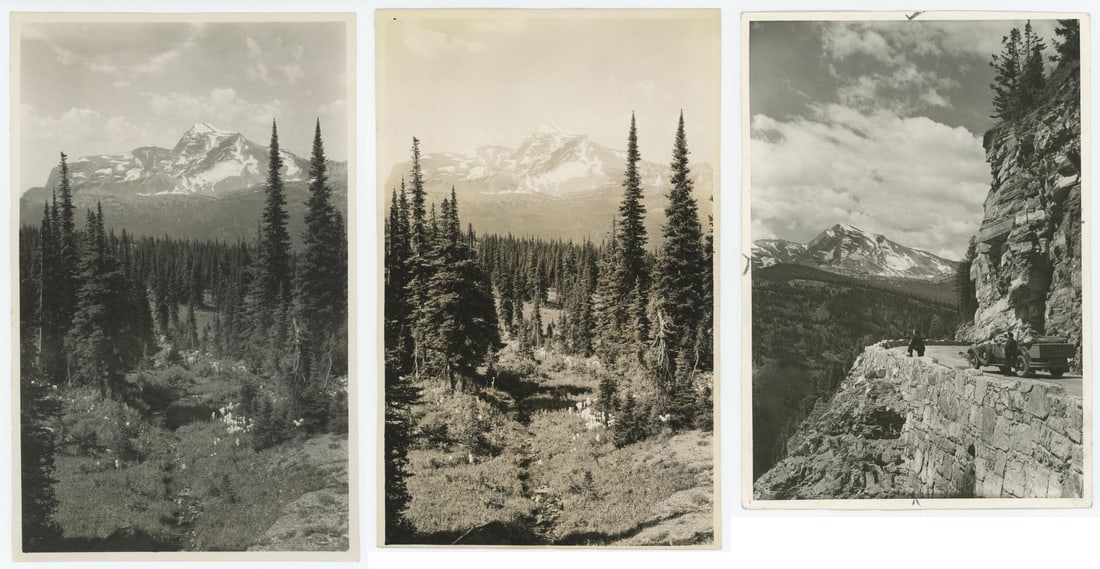 Glacier National Park Montana Photos: Nice grouping. Varying photographers. Largest is 7" by 10 1/2".