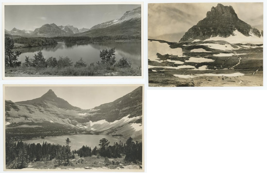 Glacier National Park Montana Photos: Nice grouping. Varying photographers. Largest is 6 1/2" by 11".