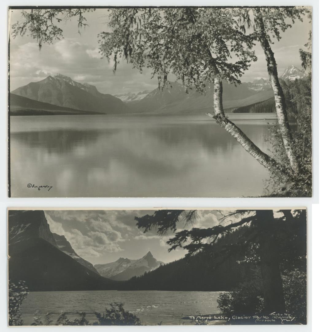 Glacier National Park Montana Photos: RH McKay Photographer. Largest is 7" by 10 1/2"
