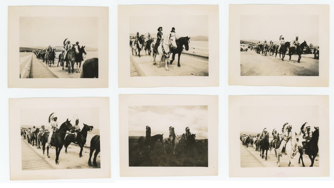 Flathead Indians Montana Procession Photos (1 of 7)