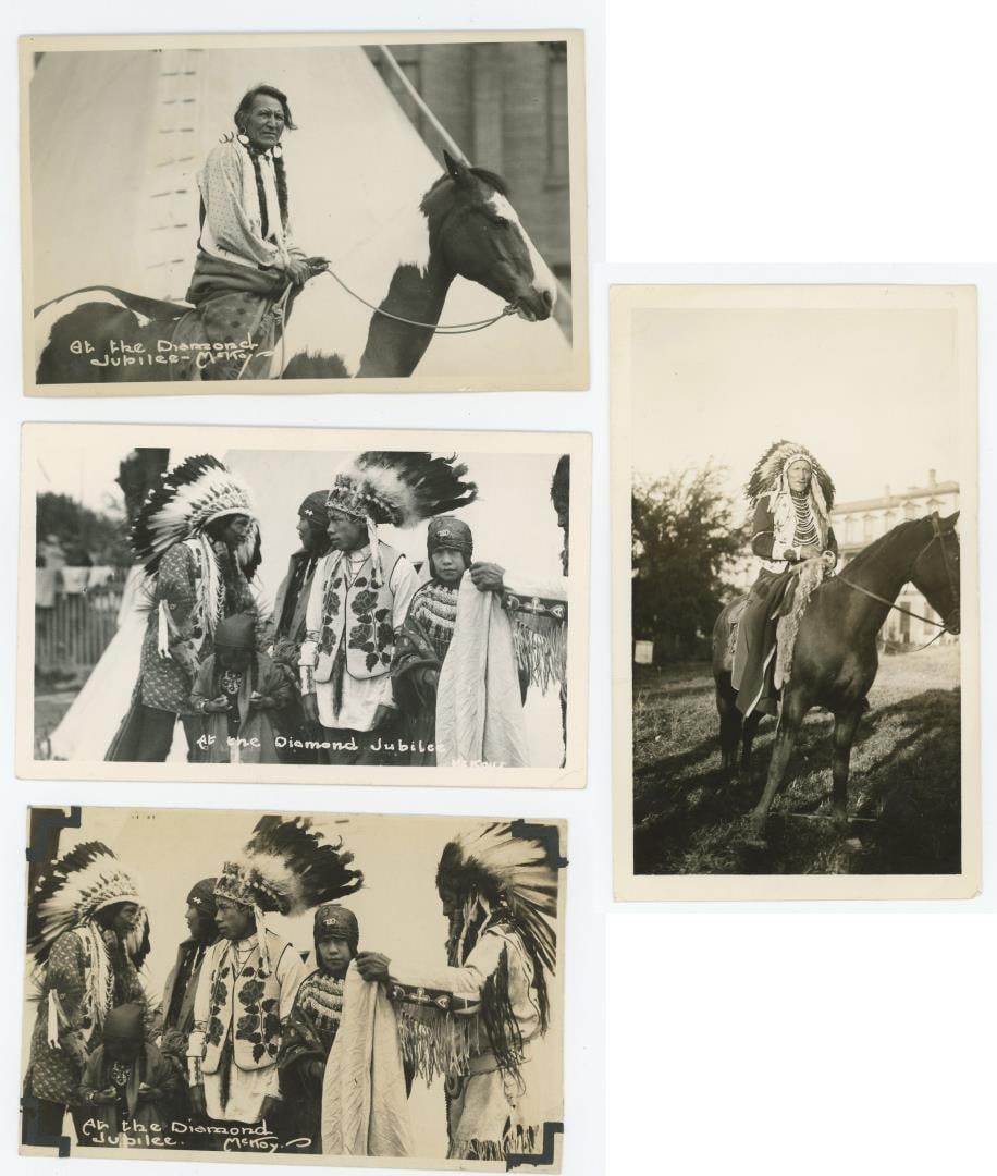 RH Mckay Flathead Indian Montana RPPC Postcards (1 of 6)