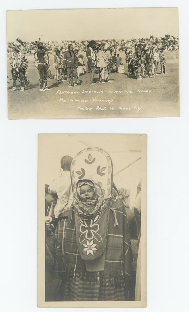 Flathead Indians Montana RPPC Postcards: Nice grouping