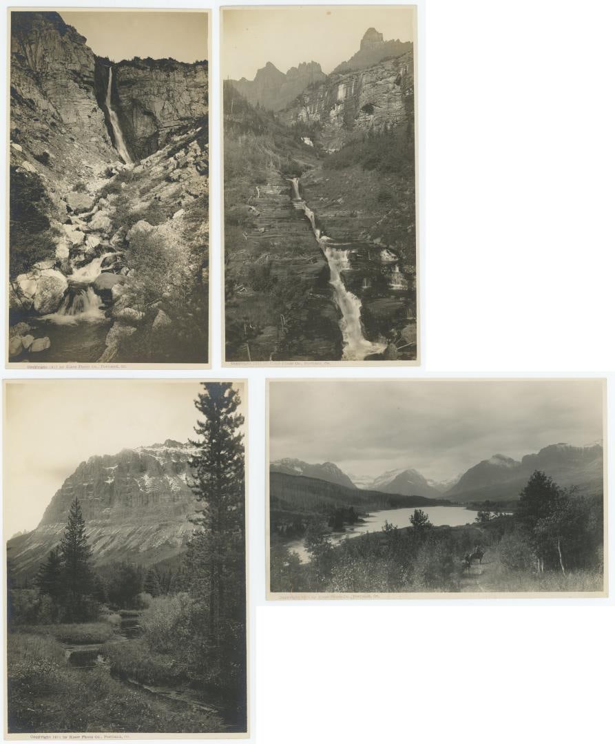 Fred Kiser Glacier Park Montana Photos: Largest is 5 1/2" by 9 3/4"