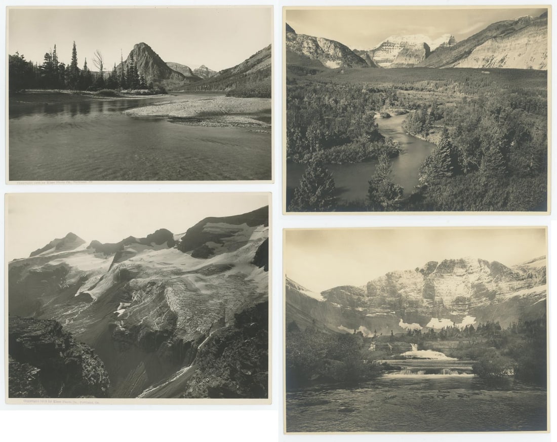 Fred Kiser Glacier Park Montana Photos: Largest is 7 1/4" by 9 1/4"