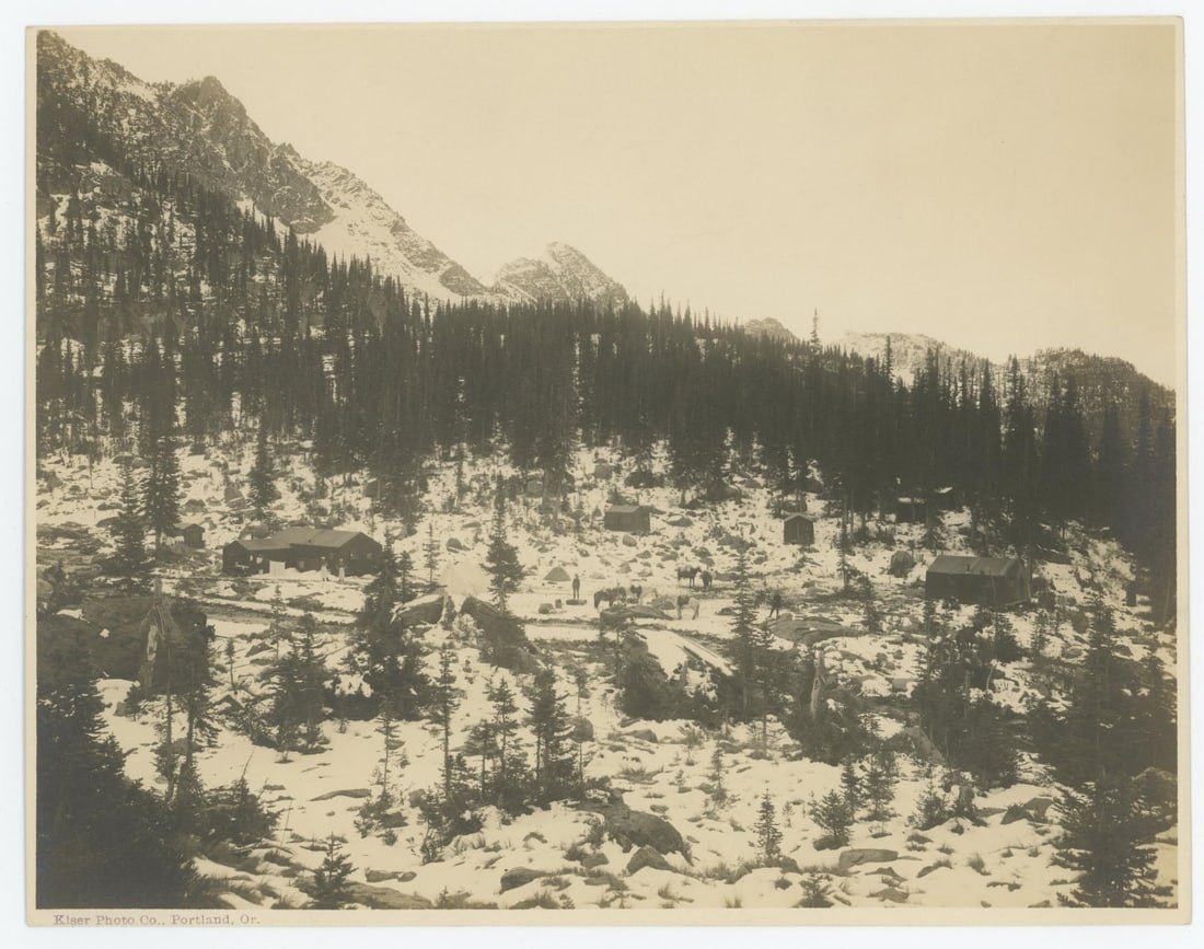 Kiser Sperry Chalet Glacier Park Montana Photo: 7" by 9"
