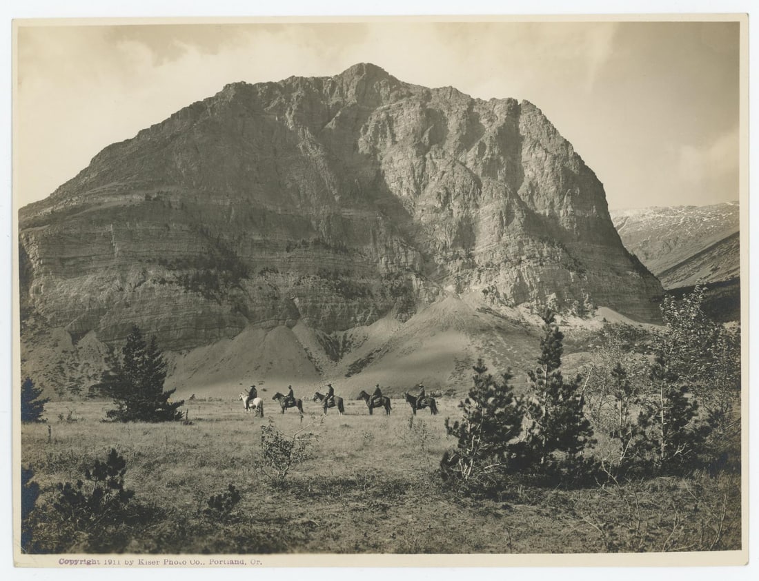 Kiser McDermott Glacier Park Montana Photo: 7 1/4" by 9 1/2"