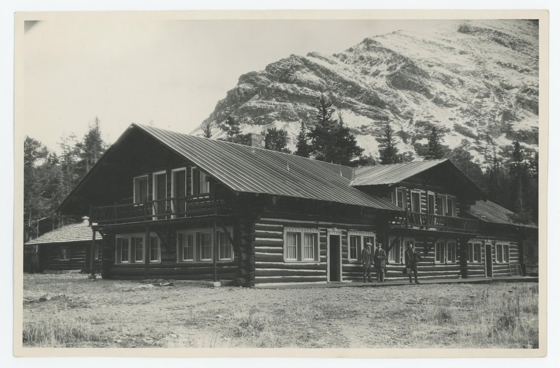 Two Medicine Chalets Glacier Park Montana Photo: Photographer is TJ Hileman. 7" by 10 1/2"