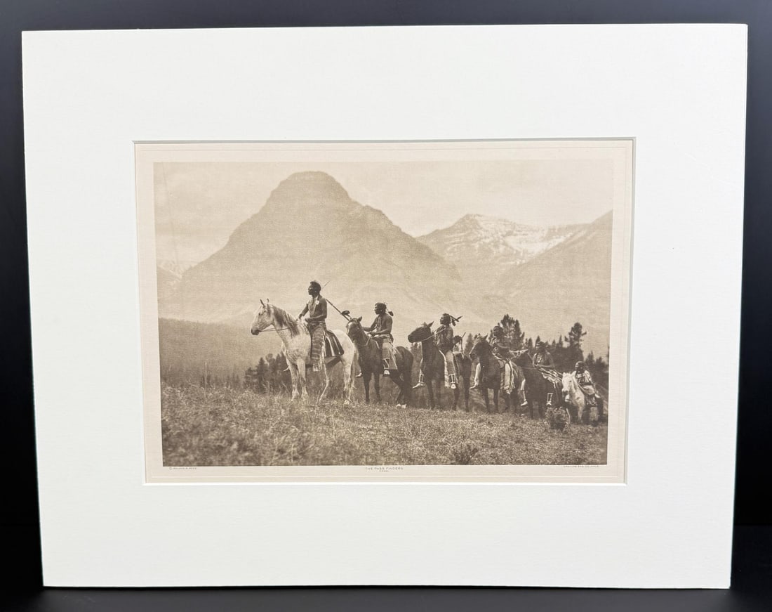 Roland Reed The Pass Finders Photogravure: 15 1/2" by 19 1/2" as displayed