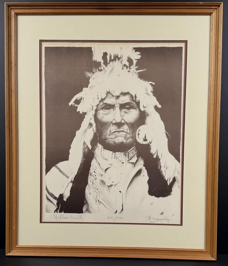Arthur Moyano Yellow Bull Indian Print (1 of 4)